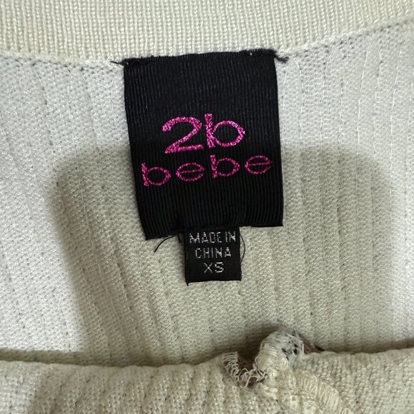 2bBebe Sweater Sequin Bandage Mini Dress – XS - New without tags - Picture 4 of 7